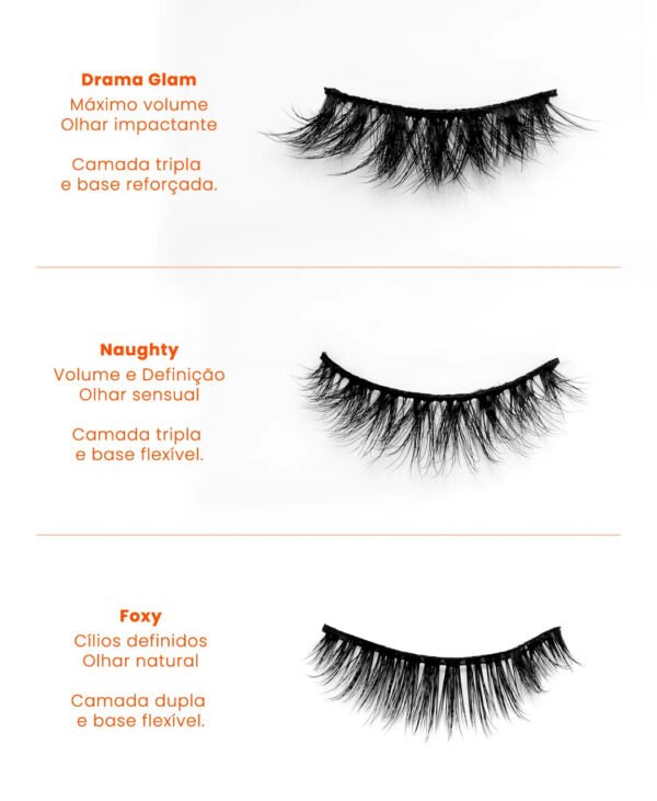 Cílios postiços - Lashes Foxy Mari Maria Makeup - Imagem 3