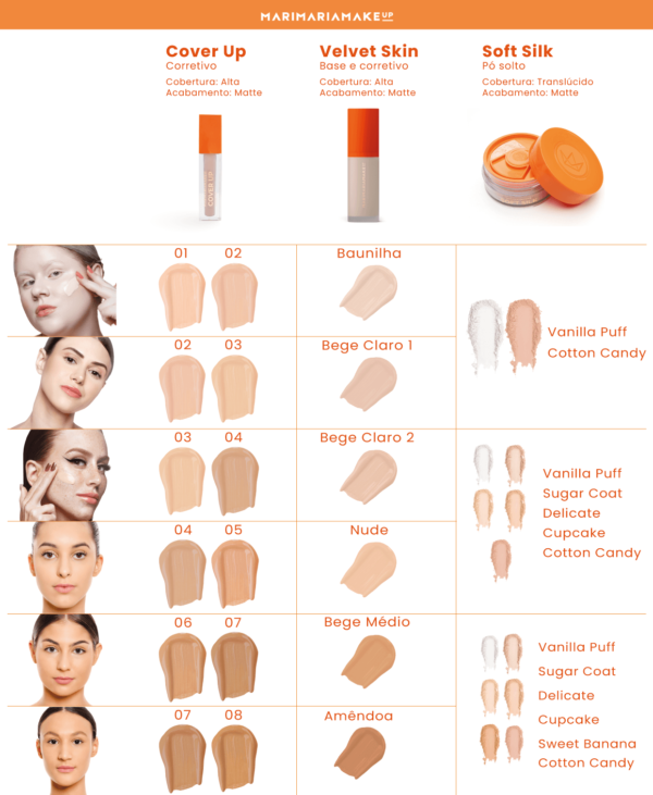 Base e Corretivo Matte Velvet Skin - Nude | Mari Maria Makeup - Imagem 6
